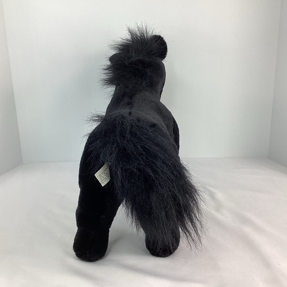 K&M International Conservation Counts Plush Horse Pony Black Vintage 1993 Farm - Picture 5 of 12